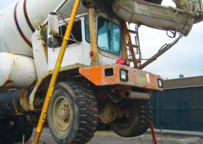 Paratech Hydraulikstützen Schwerlast Betonmischer Heben Sichern Feuerwehr